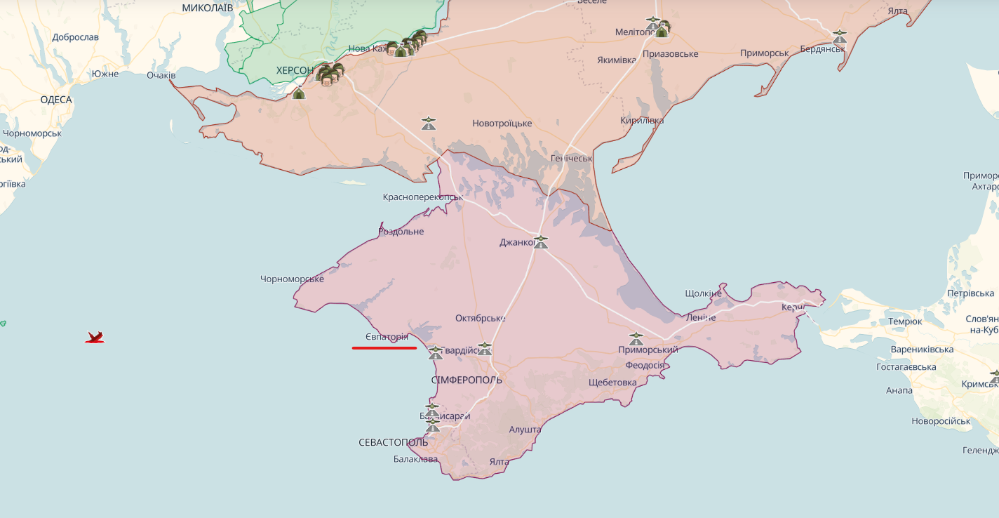 Взрывы раздались в Крыму в Евпатории 25 декабря | РБК Украина